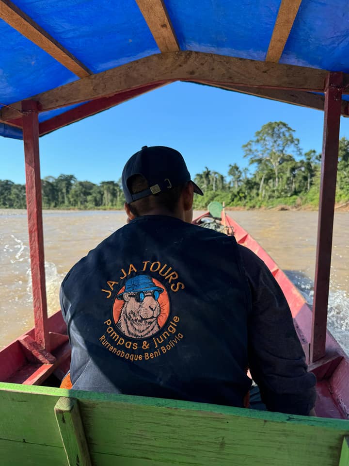 Boat view of the jungle